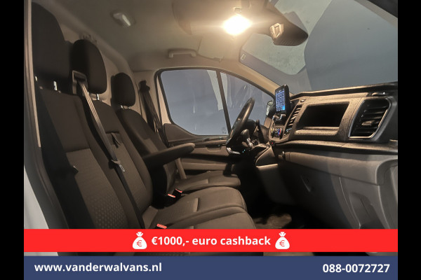 Ford Transit Custom 2.0 TDCI L2H1 Euro6 Airco | Camera | Apple Carplay | LED | Cruisecontrol 2800kg trekvermogen, Android Auto, Parkeersensoren, Verwarmde voorruit, Bijrijdersbank