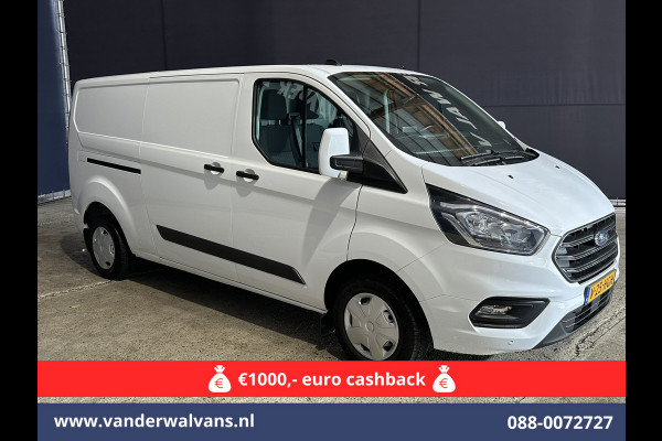 Ford Transit Custom 2.0 TDCI L2H1 Euro6 Airco | Camera | Apple Carplay | LED | Cruisecontrol 2800kg trekvermogen, Android Auto, Parkeersensoren, Verwarmde voorruit, Bijrijdersbank