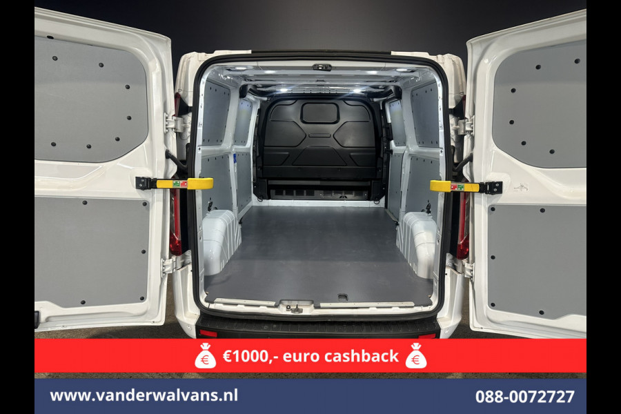Ford Transit Custom 2.0 TDCI L2H1 Euro6 Airco | Camera | Apple Carplay | LED | Cruisecontrol 2800kg trekvermogen, Android Auto, Parkeersensoren, Verwarmde voorruit, Bijrijdersbank