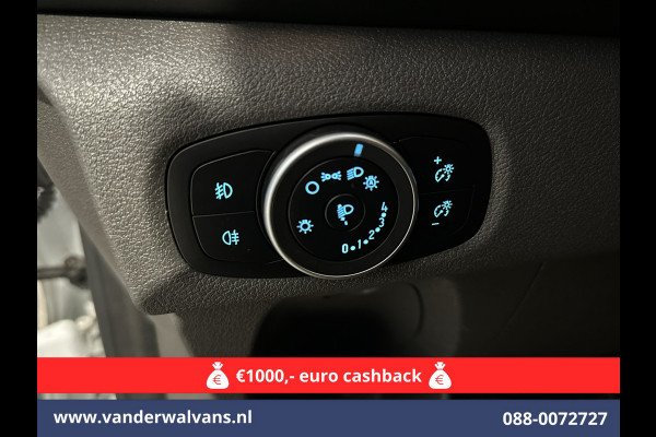 Ford Transit Custom 2.0 TDCI L2H1 Euro6 Airco | Camera | Apple Carplay | LED | Cruisecontrol 2800kg trekvermogen, Android Auto, Parkeersensoren, Verwarmde voorruit, Bijrijdersbank