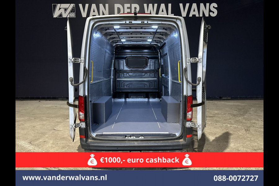 Volkswagen Crafter 2.0 TDI 141pk L3H3 L2H2 Euro6 Airco | Camera | Apple Carplay | Cruisecontrol Android Auto, Parkeersensoren, Bijrijdersbank, 3000kg Trekvermogen, zilver