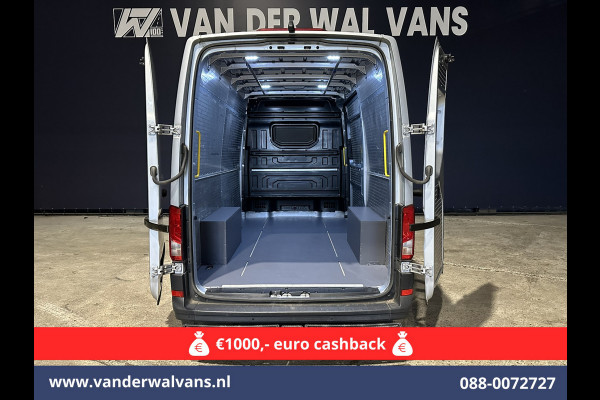 Volkswagen Crafter 2.0 TDI 141pk L3H3 L2H2 Euro6 Airco | Camera | Apple Carplay | Cruisecontrol Android Auto, Parkeersensoren, Bijrijdersbank, 3000kg Trekvermogen, zilver