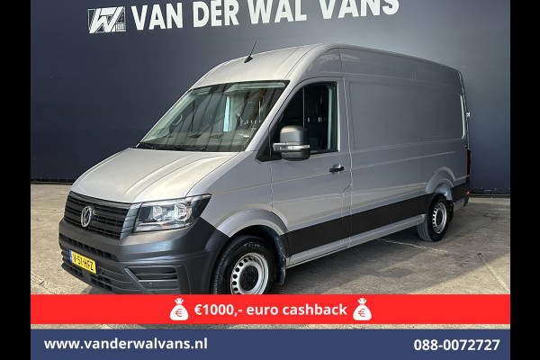 Volkswagen Crafter 2.0 TDI 141pk L3H3 L2H2 Euro6 Airco | Camera | Apple Carplay | Cruisecontrol Android Auto, Parkeersensoren, Bijrijdersbank, 3000kg Trekvermogen, zilver