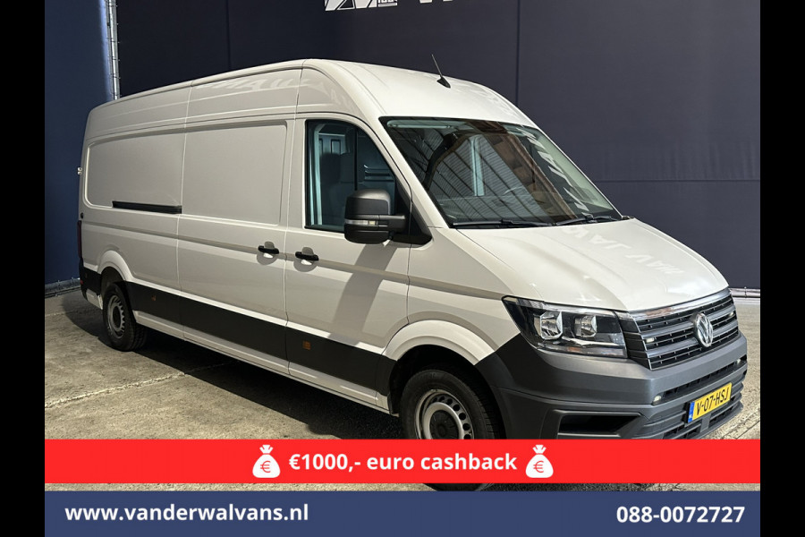 Volkswagen Crafter 2.0 TDI 140 pk Automaat L4H3 L3H2 Euro6 Airco | Camera | Apple Carplay Android Auto, Chauffeursstoel, Stoelverwarming, 3000kg Trekhaak