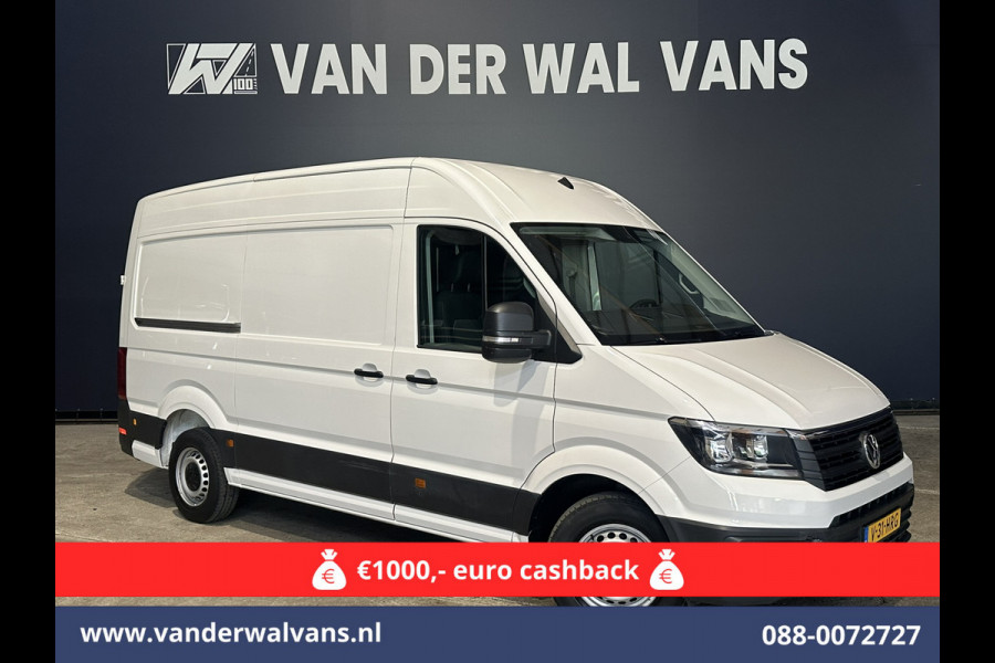 Volkswagen Crafter 2.0 TDI 140 pk L3H3 L2H2 Euro6 Airco | Camera | Navigatie | Apple Carplay | Massagestoel Android Auto, Parkeersensoren, 3000kg trekvermogen