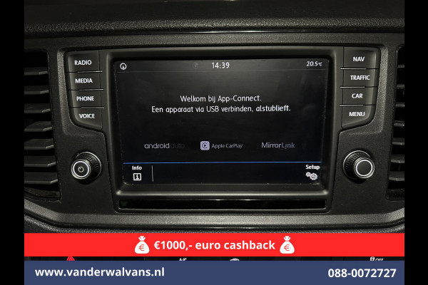 Volkswagen Crafter 2.0 TDI 140 pk L3H3 L2H2 Euro6 Airco | Camera | Navigatie | Apple Carplay | Massagestoel Android Auto, Parkeersensoren, 3000kg trekvermogen