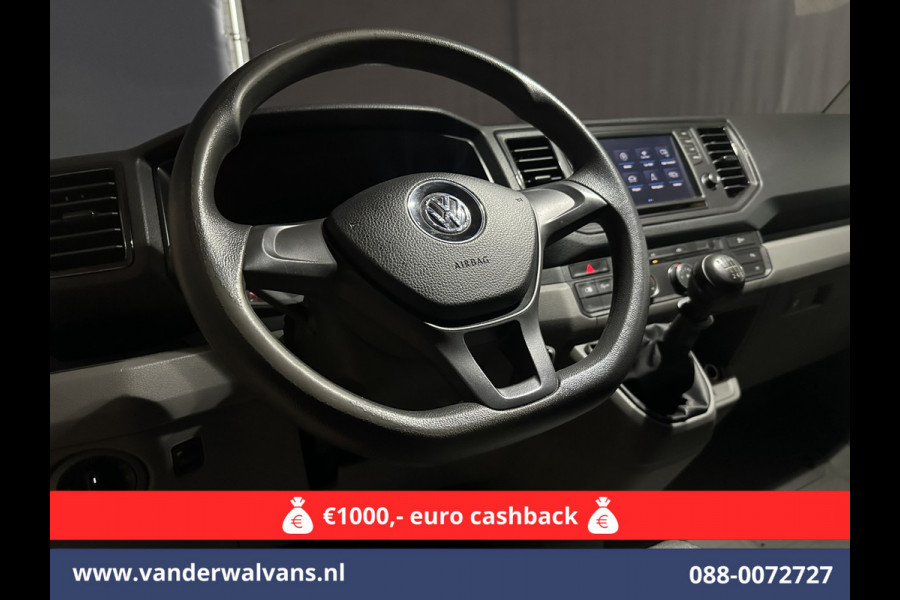 Volkswagen Crafter 2.0 TDI 140 pk L3H3 L2H2 Euro6 Airco | Camera | Navigatie | Apple Carplay | Massagestoel Android Auto, Parkeersensoren, 3000kg trekvermogen