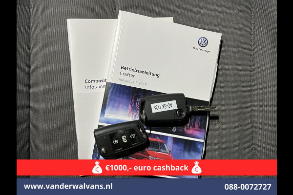 Volkswagen Crafter 2.0 TDI 140 pk L3H3 L2H2 Euro6 Airco | Camera | Navigatie | Apple Carplay | Massagestoel Android Auto, Parkeersensoren, 3000kg trekvermogen