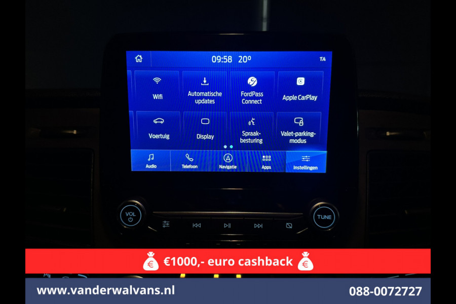 Ford Transit 2.0 TDCI 131pk L3H2 Euro6 *Rijklaar Direct Rijden* Airco | Camera | Navigatie | Apple Carplay | LED | Cruisecontrol Parkeersensoren, Stoelverwarming, Verwarmde voorruit, Bijrijdersbank, 2500kg trekvermogen