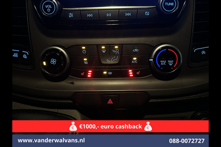 Ford Transit 2.0 TDCI 131pk L3H2 Euro6 *Rijklaar Direct Rijden* Airco | Camera | Navigatie | Apple Carplay | LED | Cruisecontrol Parkeersensoren, Stoelverwarming, Verwarmde voorruit, Bijrijdersbank, 2500kg trekvermogen