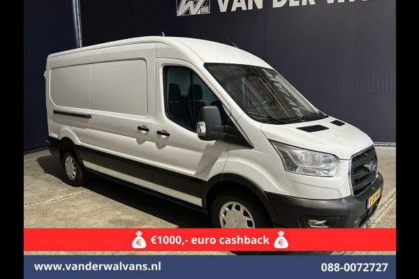 Ford Transit 2.0 TDCI 131pk L3H2 Euro6 *Rijklaar Direct Rijden* Airco | Camera | Navigatie | Apple Carplay | LED | Cruisecontrol Parkeersensoren, Stoelverwarming, Verwarmde voorruit, Bijrijdersbank, 2500kg trekvermogen