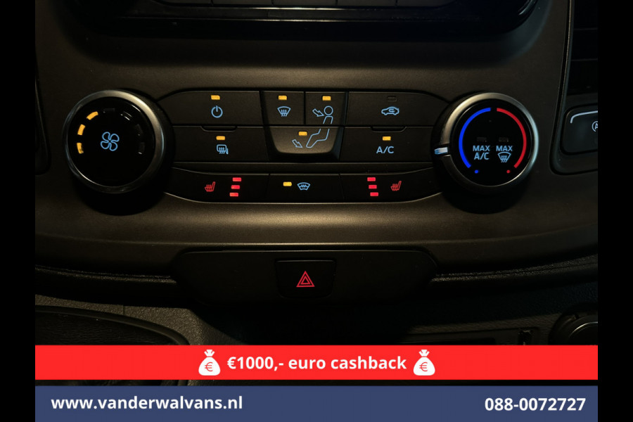Ford Transit 2.0 TDCI 131pk L3H2 Euro6 Airco | Navigatie | Camera | Cruisecontrol | Apple Carplay | Stoelverwarming Android Auto, verwarmde voorruit, Parkeersensoren, Bijrijdersbank