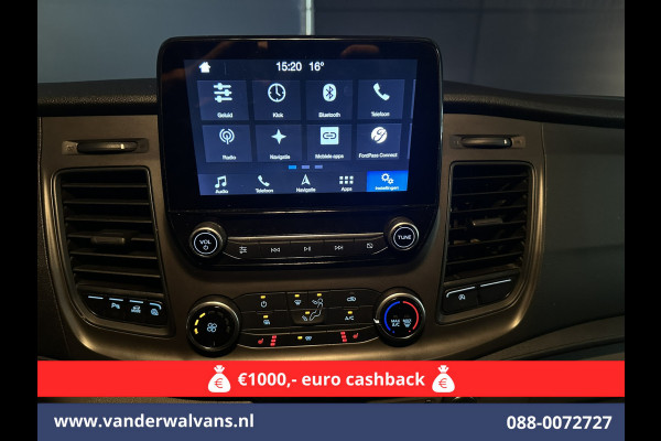 Ford Transit 2.0 TDCI 131pk L3H2 Euro6 Airco | Navigatie | Camera | Cruisecontrol | Apple Carplay | Stoelverwarming Android Auto, verwarmde voorruit, Parkeersensoren, Bijrijdersbank