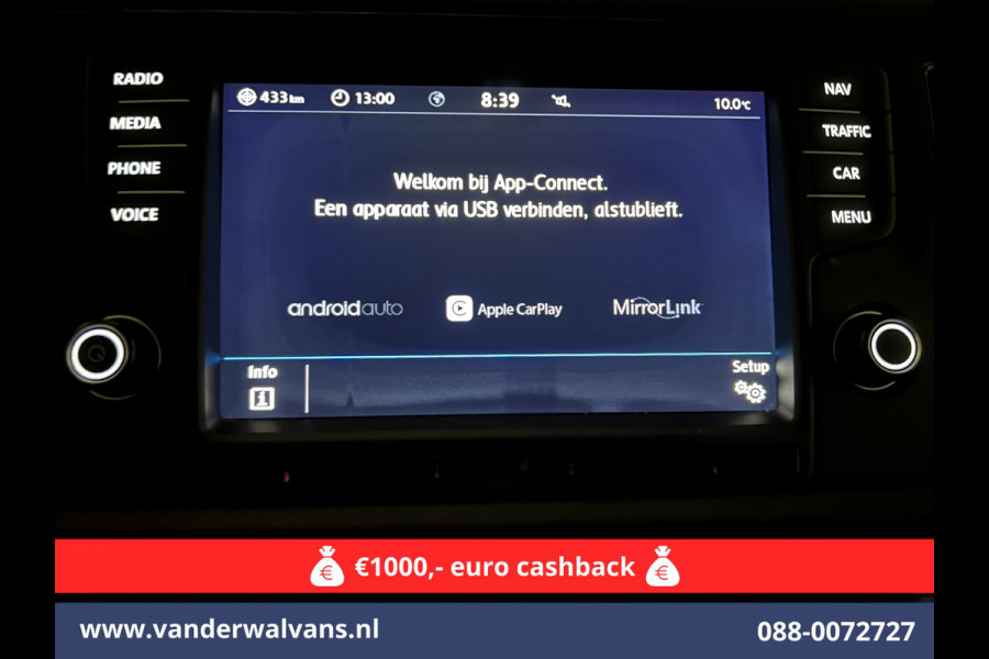 Volkswagen Crafter 2.0 TDI 140pk Automaat L4H3 L3H2 Euro6 Airco | Navigatie | Apple carplay | Camera Cruisecontrol, android auto, parkeersensoren, bijrijdersbank, 270 gr. achterdeuren