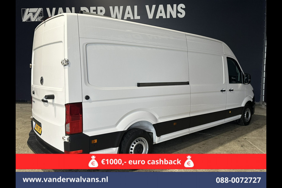 Volkswagen Crafter 2.0 TDI 140pk Automaat L4H3 L3H2 Euro6 Airco | Navigatie | Apple carplay | Camera Cruisecontrol, android auto, parkeersensoren, bijrijdersbank, 270 gr. achterdeuren