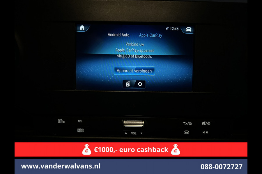 Mercedes-Benz Sprinter 317 CDI 170pk L3H2 Euro6 Airco | Camera | Apple Carplay | Cruisecontrol | Stoelverwarming Android Auto, Parkeersensoren, Bijrijdersbank