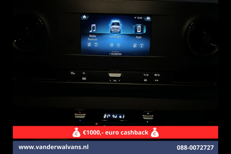 Mercedes-Benz Sprinter 317 CDI 170pk L3H2 Euro6 Airco | Camera | Apple Carplay | Cruisecontrol | Stoelverwarming Android Auto, Parkeersensoren, Bijrijdersbank