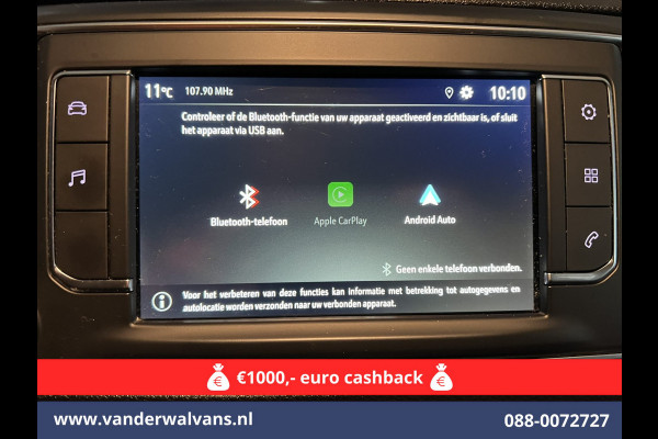 Opel Vivaro 2.0 CDTI 123pk Automaat L3H1 XL Euro6 Airco | Apple Carplay | Cruisecontrol | Parkeersensoren Android Auto, Stoelverwarming