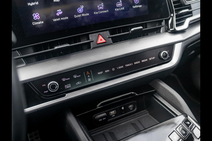 Kia Sportage 1.6 T-GDi Hybrid GT-Line l Navigatie l Apple carplay en Android auto l Stoel en Stuurwiel verwarming l Elektrisch Schuifkantel dak l