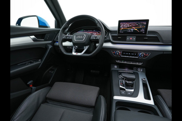 Audi Q5 Audi Q5 50 TFSI e S-Line Black-Edition Quattro Plug-In (INCL-BTW) *PANO | LEATHER-FABRIC | FULL-LED | DIGI-COCKPIT | NAVI-FULLMAP | HEATED-SPORTSEATS | KEYLESS | DAB+ | CAMERA | PRIVACY-GLASS | SHIFT-PADDLES | ECC | AMBIENT-LIGHT | PDC | CRUISE .