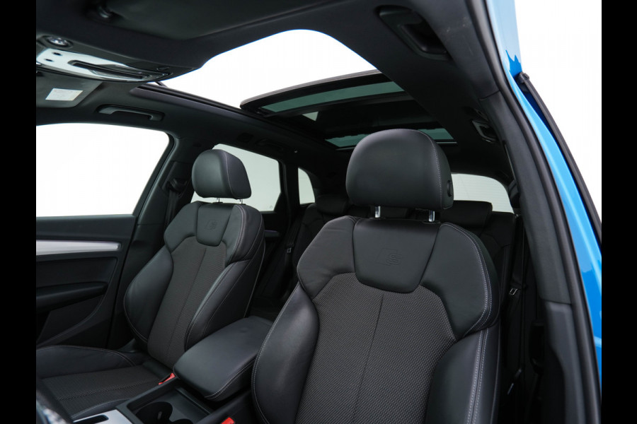 Audi Q5 Audi Q5 50 TFSI e S-Line Black-Edition Quattro Plug-In (INCL-BTW) *PANO | LEATHER-FABRIC | FULL-LED | DIGI-COCKPIT | NAVI-FULLMAP | HEATED-SPORTSEATS | KEYLESS | DAB+ | CAMERA | PRIVACY-GLASS | SHIFT-PADDLES | ECC | AMBIENT-LIGHT | PDC | CRUISE .