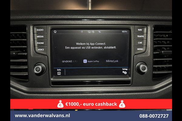 Volkswagen Crafter 2.0 TDI 177pk L3H3 L2H2 Euro6 Airco | Massagestoel | Camera | Navigatie | Apple Carplay Android Auto, Cruisecontrol, Chauffeursstoel, 3000kg trekvermogen