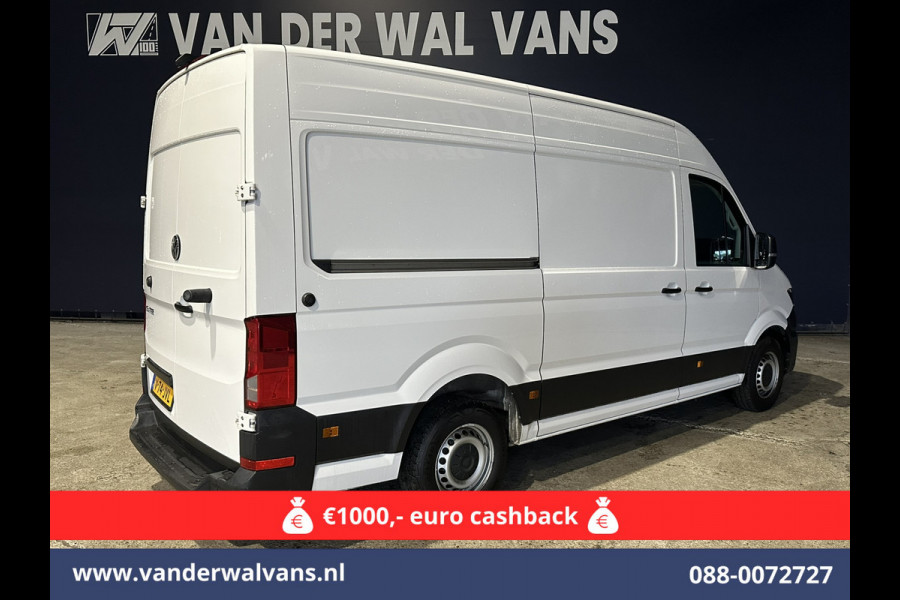 Volkswagen Crafter 2.0 TDI 177pk L3H3 L2H2 Euro6 Airco | Massagestoel | Camera | Navigatie | Apple Carplay Android Auto, Cruisecontrol, Chauffeursstoel, 3000kg trekvermogen