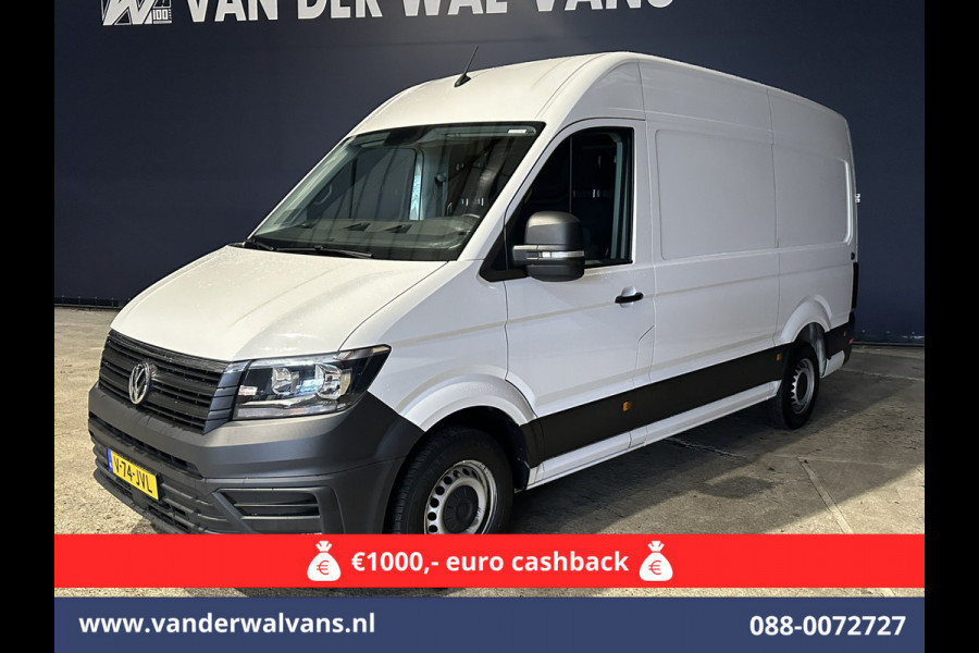 Volkswagen Crafter 2.0 TDI 177pk L3H3 L2H2 Euro6 Airco | Massagestoel | Camera | Navigatie | Apple Carplay Android Auto, Cruisecontrol, Chauffeursstoel, 3000kg trekvermogen