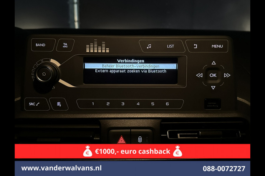 Citroën Berlingo 1.5 Blue HDI L1H1 Euro6 Airco | Cruisecontrol | Bluetooth- Telefonie Zijdeur