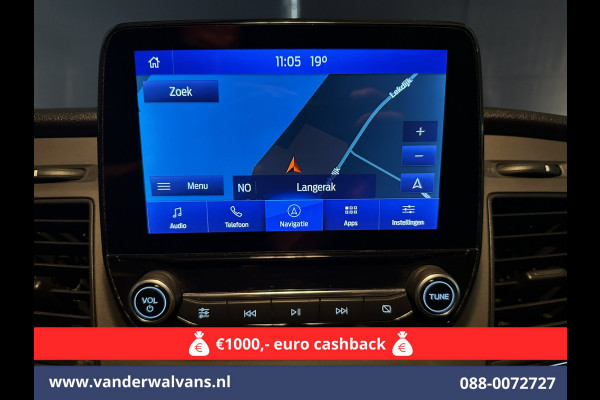 Ford Transit 2.0 TDCI 131pk L3H2 Euro6 Airco | Camera | Navigatie | Apple Carplay | Cruisecontrol | Stoelverwarming Android Auto, Verwarmde voorruit, Parkeersensoren, Bijrijdersbank