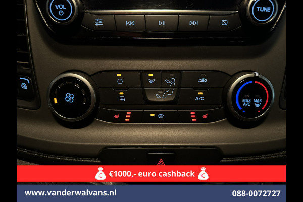Ford Transit 2.0 TDCI 131pk L3H2 Euro6 Airco | Camera | Navigatie | Apple Carplay | Cruisecontrol | Stoelverwarming Android Auto, Verwarmde voorruit, Parkeersensoren, Bijrijdersbank
