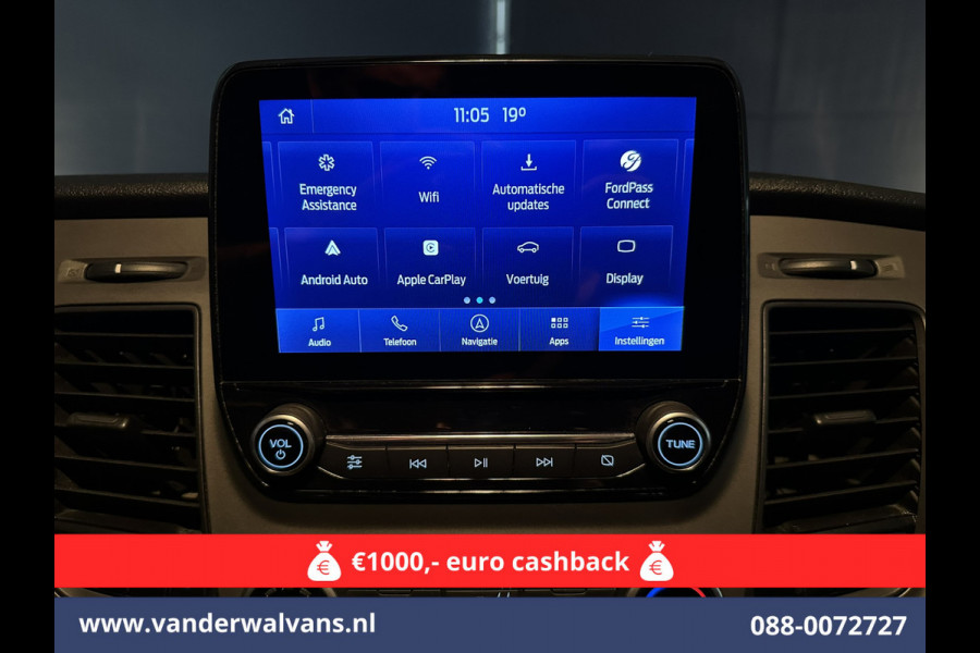 Ford Transit 2.0 TDCI 131pk L3H2 Euro6 Airco | Camera | Navigatie | Apple Carplay | Cruisecontrol | Stoelverwarming Android Auto, Verwarmde voorruit, Parkeersensoren, Bijrijdersbank