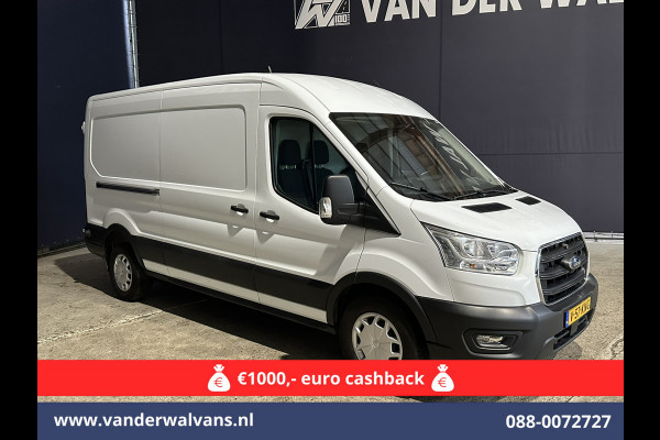 Ford Transit 2.0 TDCI 131pk L3H2 Euro6 Airco | Camera | Navigatie | Apple Carplay | Cruisecontrol | Stoelverwarming Android Auto, Verwarmde voorruit, Parkeersensoren, Bijrijdersbank