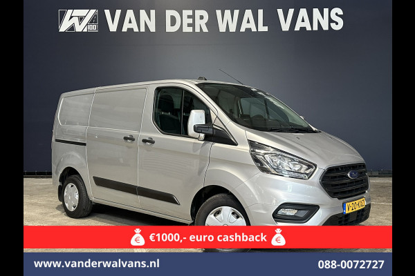 Ford Transit Custom 2.0 TDCI 130pk L1H1 Euro6 Airco | Camera | Navigatie | LED | Cruisecontrol Parkeersensoren, Stoelverwarming, Verwarmde voorruit, Bijrijdersbank, 2500kg trekvermogen