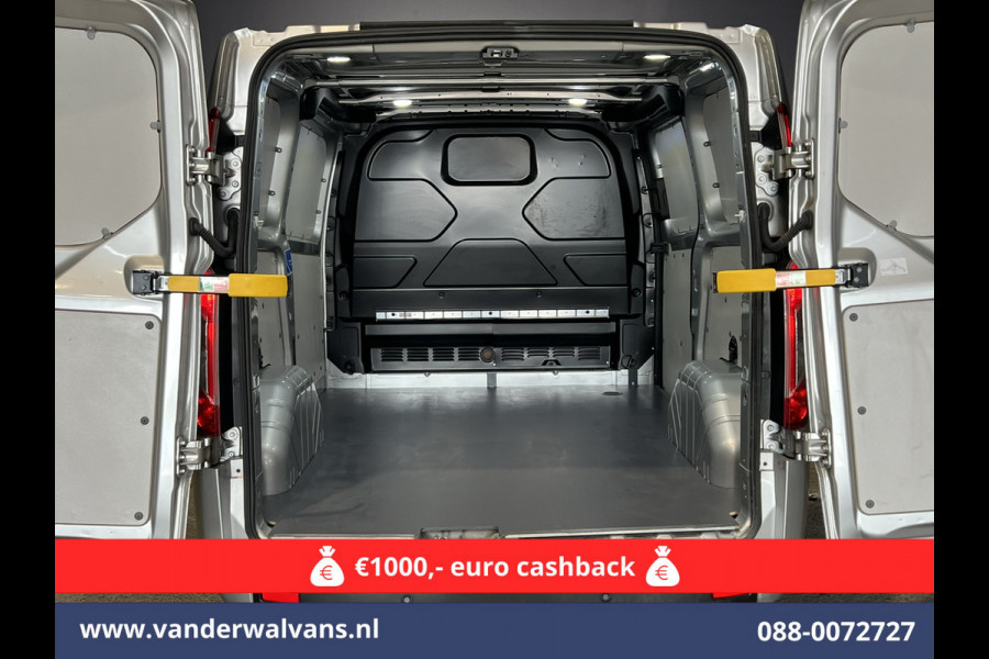 Ford Transit Custom 2.0 TDCI 130pk L1H1 Euro6 Airco | Camera | Navigatie | LED | Cruisecontrol Parkeersensoren, Stoelverwarming, Verwarmde voorruit, Bijrijdersbank, 2500kg trekvermogen