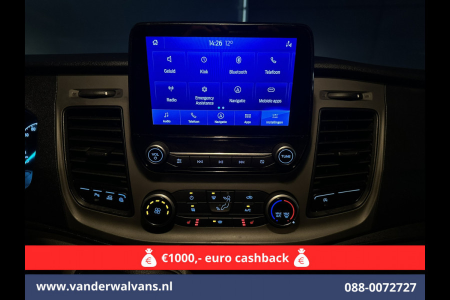 Ford Transit Custom 2.0 TDCI 130pk L1H1 Euro6 Airco | Camera | Navigatie | LED | Cruisecontrol Parkeersensoren, Stoelverwarming, Verwarmde voorruit, Bijrijdersbank, 2500kg trekvermogen