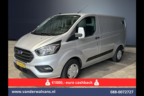 Ford Transit Custom 2.0 TDCI 130pk L1H1 Euro6 Airco | Camera | Navigatie | LED | Cruisecontrol Parkeersensoren, Stoelverwarming, Verwarmde voorruit, Bijrijdersbank, 2500kg trekvermogen