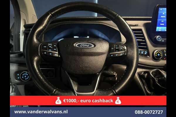 Ford Transit Custom 2.0 TDCI 130pk L1H1 Euro6 Airco | Camera | Navigatie | LED | Cruisecontrol Parkeersensoren, Stoelverwarming, Verwarmde voorruit, Bijrijdersbank, 2500kg trekvermogen