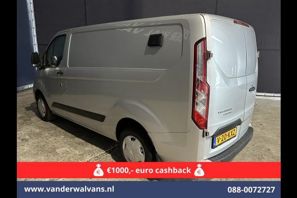 Ford Transit Custom 2.0 TDCI 130pk L1H1 Euro6 Airco | Camera | Navigatie | LED | Cruisecontrol Parkeersensoren, Stoelverwarming, Verwarmde voorruit, Bijrijdersbank, 2500kg trekvermogen
