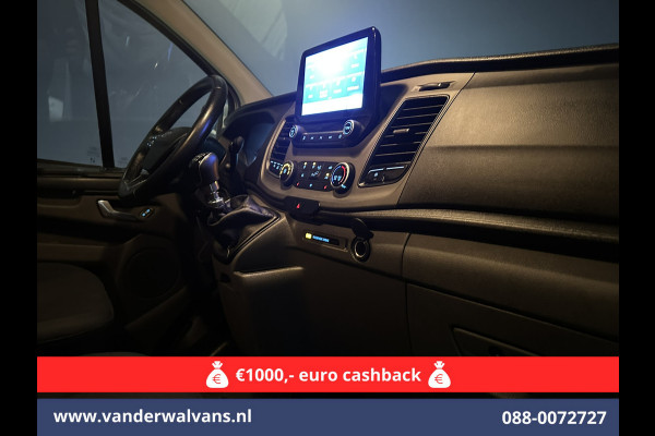 Ford Transit Custom 2.0 TDCI 130pk L1H1 Euro6 Airco | Camera | Navigatie | LED | Cruisecontrol Parkeersensoren, Stoelverwarming, Verwarmde voorruit, Bijrijdersbank, 2500kg trekvermogen