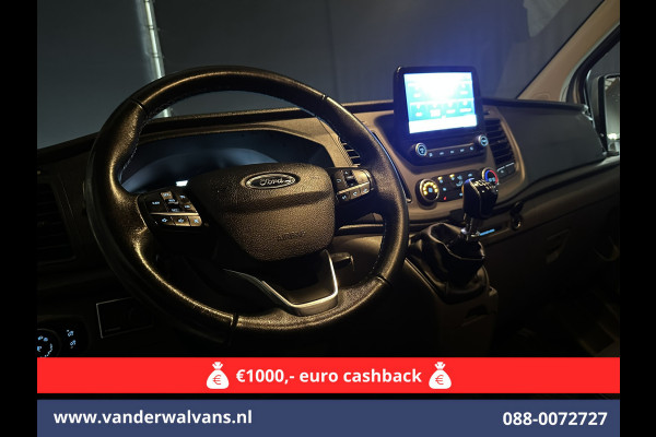 Ford Transit Custom 2.0 TDCI 130pk L1H1 Euro6 Airco | Camera | Navigatie | LED | Cruisecontrol Parkeersensoren, Stoelverwarming, Verwarmde voorruit, Bijrijdersbank, 2500kg trekvermogen