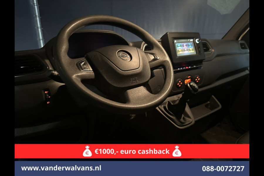 Opel Movano 2.3 Turbo 150pk L2H2 Euro6 Airco | Leder | 2500kg Trekhaak | Navigatie | Camera cruisecontrol, parkeersensoren, LED, bijrijdersbank
