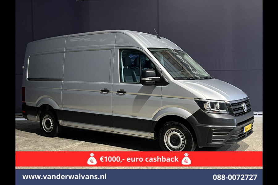 Volkswagen Crafter 2.0 TDI 141pk L3H3 L2H2 Euro6 Airco | Navigatie | Apple Carplay | Cruisecontrol Android Auto, Bijrijdersbank, 3000kg trekvermogen, zilver Volkswagen Crafter 2.0 TDI 141pk L3H3 L2H2 Euro6 Airco | Navigatie | Apple Carplay | Cruisecontrol Android Auto, Bijrijdersbank, 3000kg trekvermogen, zilver