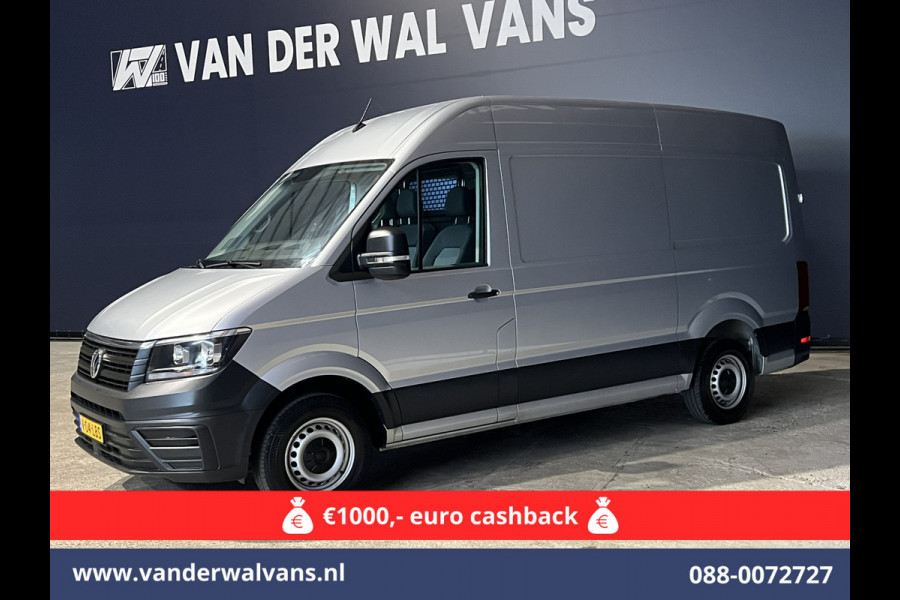 Volkswagen Crafter 2.0 TDI 141pk L3H3 L2H2 Euro6 Airco | Navigatie | Apple Carplay | Cruisecontrol Android Auto, Bijrijdersbank, 3000kg trekvermogen, zilver Volkswagen Crafter 2.0 TDI 141pk L3H3 L2H2 Euro6 Airco | Navigatie | Apple Carplay | Cruisecontrol Android Auto, Bijrijdersbank, 3000kg trekvermogen, zilver