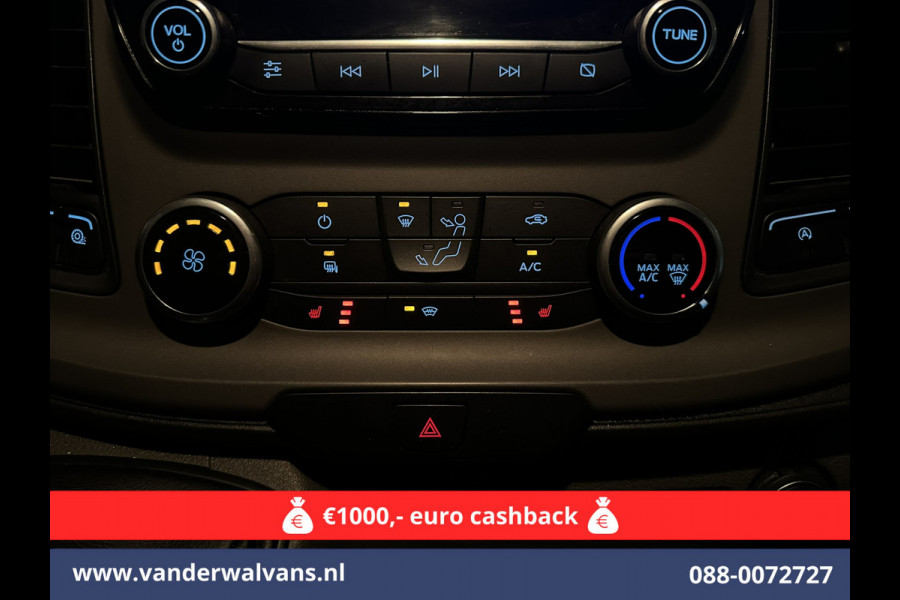 Ford Transit 2.0 TDCI 130pk L3H2 Euro6 Airco | Camera | Navigatie | Apple Carplay | Android Auto Cruisecontrol, Stoelverwarming, Parkeersensoren, Verwarmde voorruit, Bijrijdersbank