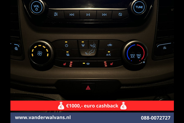 Ford Transit 2.0 TDCI 130pk L3H2 Euro6 Airco | Camera | Navigatie | Apple Carplay | Android Auto Cruisecontrol, Stoelverwarming, Parkeersensoren, Verwarmde voorruit, Bijrijdersbank