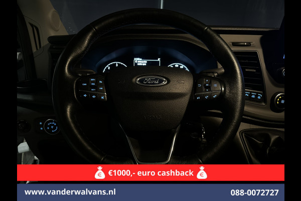 Ford Transit 2.0 TDCI 130pk L3H2 Euro6 Airco | Camera | Navigatie | Apple Carplay | Android Auto Cruisecontrol, Stoelverwarming, Parkeersensoren, Verwarmde voorruit, Bijrijdersbank