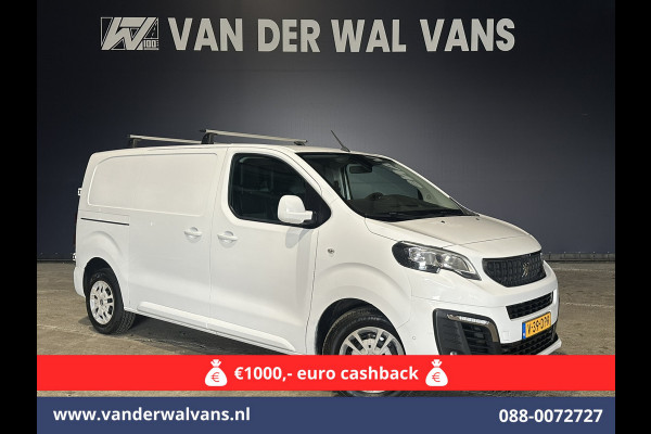 Peugeot Expert 1.6 BlueHDI Automaat L2H1 Euro6 Airco | 2x zijdeur | Trekhaak | Camera | Apple Carplay | Android Auto Cruisecontrol, Parkeersensoren, Stoelverwarming, Bijrijdersbank