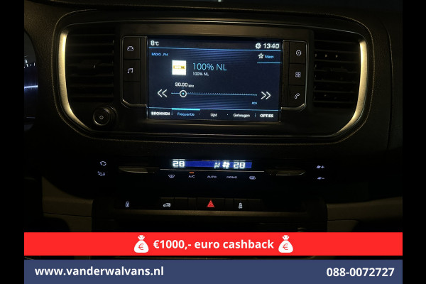 Peugeot Expert 1.6 BlueHDI Automaat L2H1 Euro6 Airco | 2x zijdeur | Trekhaak | Camera | Apple Carplay | Android Auto Cruisecontrol, Parkeersensoren, Stoelverwarming, Bijrijdersbank