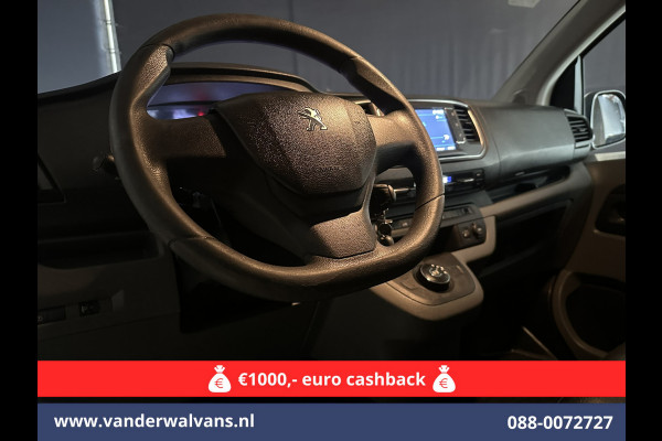 Peugeot Expert 1.6 BlueHDI Automaat L2H1 Euro6 Airco | 2x zijdeur | Trekhaak | Camera | Apple Carplay | Android Auto Cruisecontrol, Parkeersensoren, Stoelverwarming, Bijrijdersbank